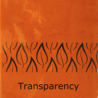 Glasplatte Tiefes Bernstein