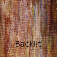 Plaque de Verre Noyer Ondulé Vaporeux