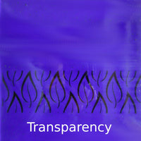 Glass Plate Purple Indigo