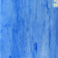 Glass Plate Light Blue Wispy