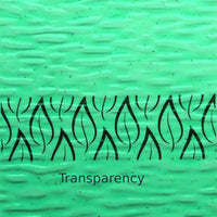 Glass Plate Pistachio Gentle Waves