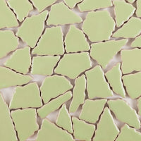 Keramik Mosaik Puzzle Weiß