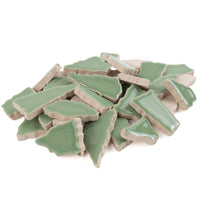 Keramik Mosaik Puzzle Weiß