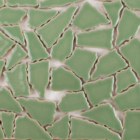 Keramik Mosaik Puzzle Weiß