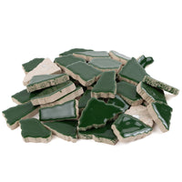 Keramik Mosaik Puzzle Weiß
