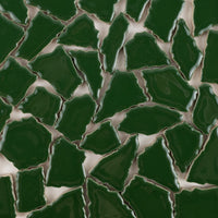 Keramik Mosaik Puzzle Weiß