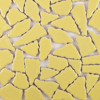 Keramik Mosaik Puzzle Weiß