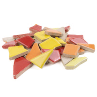 Keramik Mosaik Puzzle Weiß