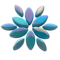 Petals Iridised Turquoise