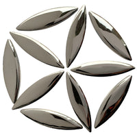 Ceramic Ellipse Silver