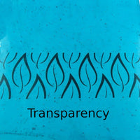 Plaque de Verre Azurite