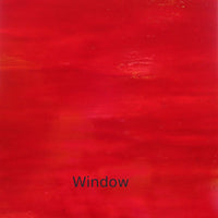 Plaque de Verre Perle Rouge