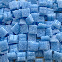Glasmosaik 10mm Isvit (lös)