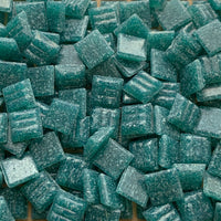 Glasmosaik 10mm Isvit (lös)