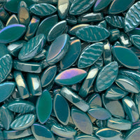 Petals Iridised Deep Teal