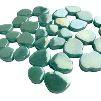 Sakura Blossom Pearls Pale Teal