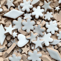 Verre Mosaique - glass mosaic -Glasmosaik-glasmozaïek-Charms Nieuw Wit - mosaicshop