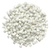 Verre Mosaique - glass mosaic -Glasmosaik-glasmozaïek-Micro Glasmozaiek 4,8mm Parelmoer Wit - mosaicshop