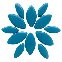 Verre Mosaique - glass mosaic -Glasmosaik-glasmozaïek-Ottoman Bloemblaadjes Blauw Meer - mosaicshop