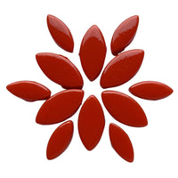 Verre Mosaique - glass mosaic -Glasmosaik-glasmozaïek-Ottoman Bloemblaadjes Helder Rood - mosaicshop