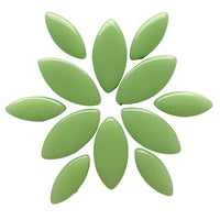 Verre Mosaique - glass mosaic -Glasmosaik-glasmozaïek-Ottoman Bloemblaadjes Muntgroen - mosaicshop