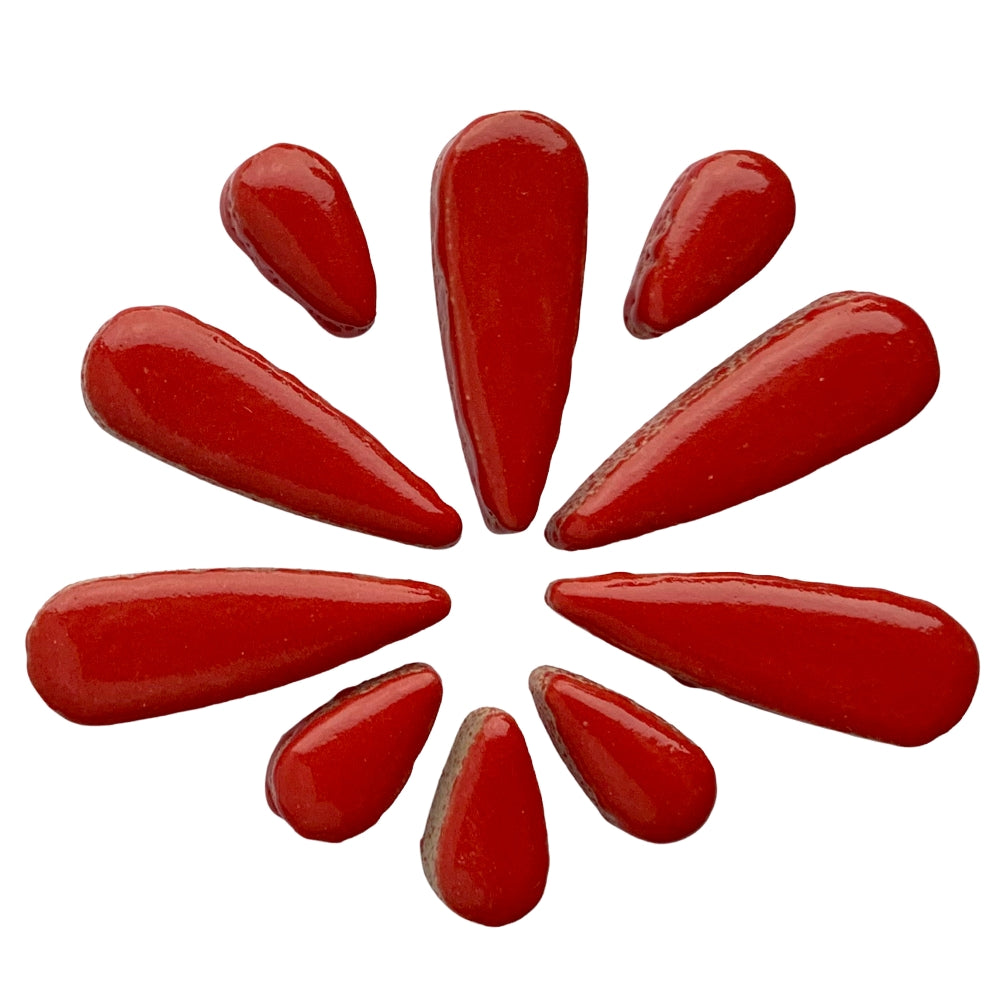 Mosaiksteinen Tropfen  Rot