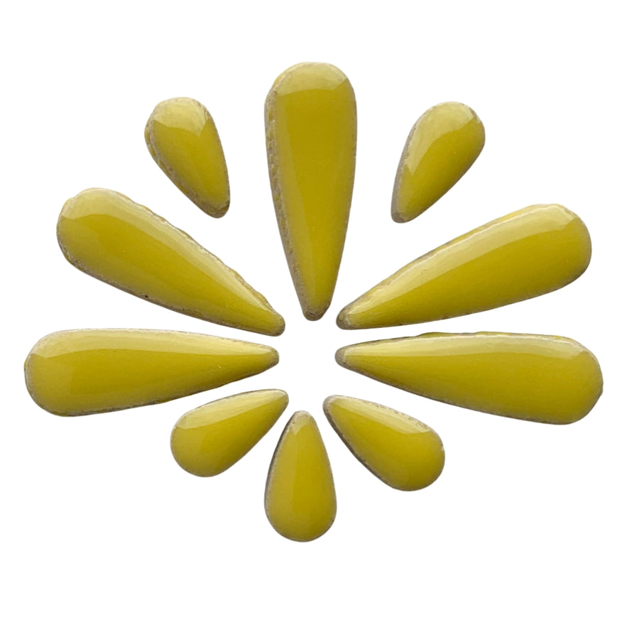 Ceramic Teardrops  Lemon