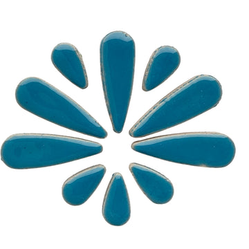 Ceramic Teardrops  Blue