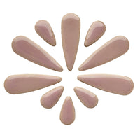 Ceramic Teardrops  Lilac