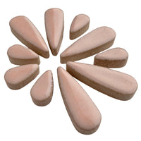 Mosaiksteinen Tropfen  Hellrosa