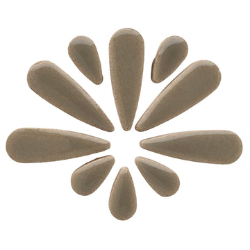 Ceramic Teardrops  Grey