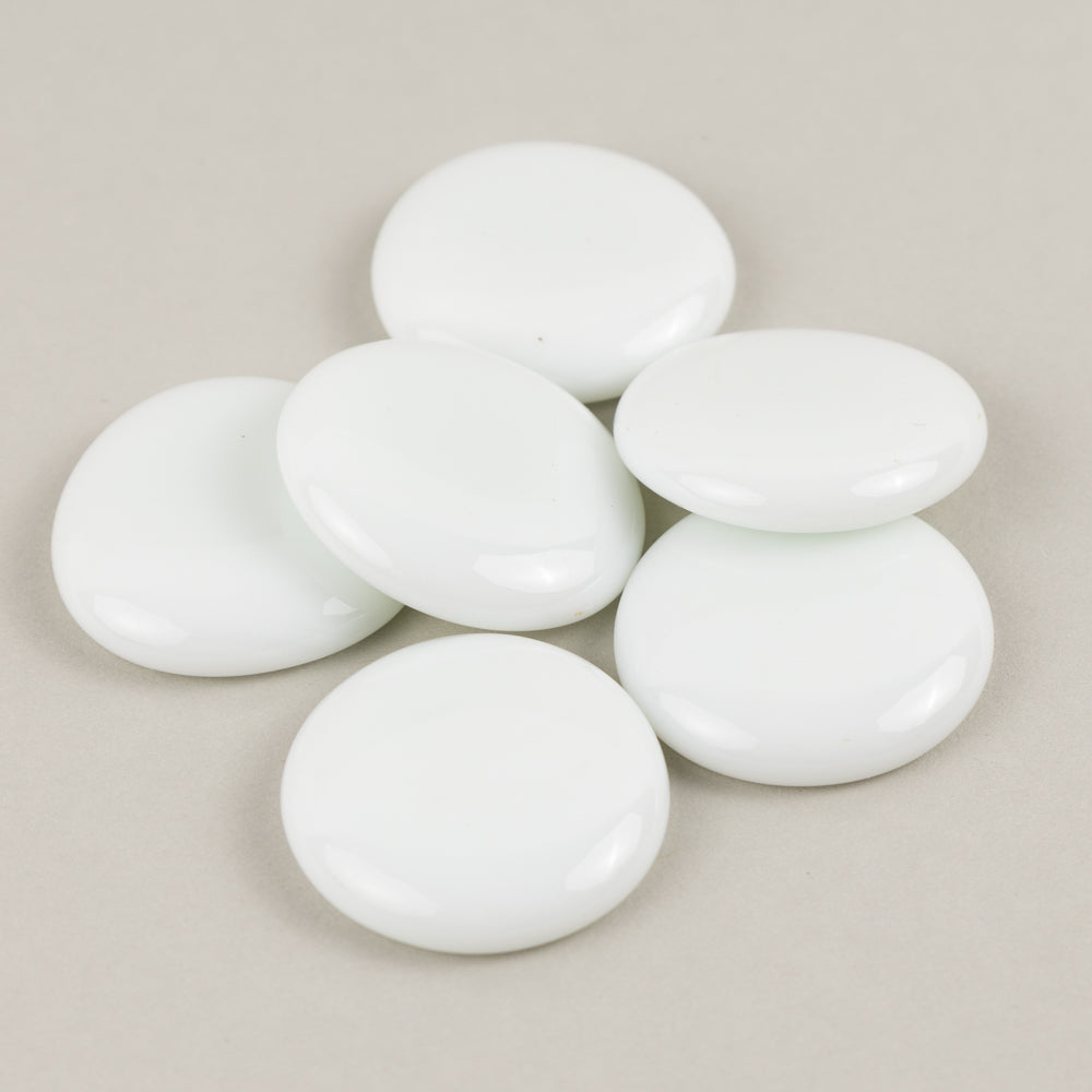 Billes de Verre XL 30-36mm Blanc