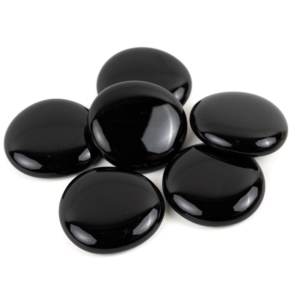 Glasdroppar XL 30-36mm Svart