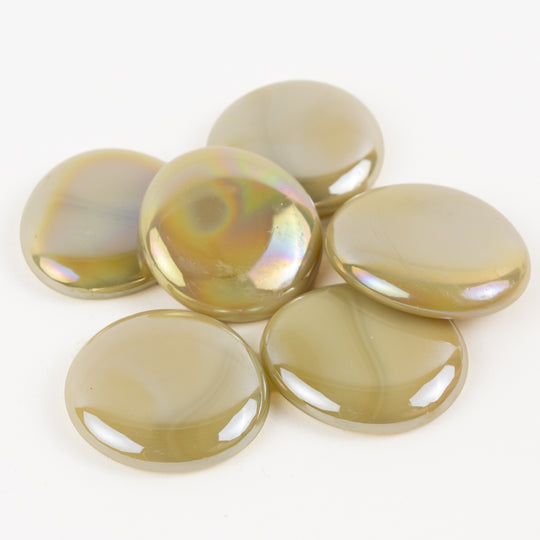 Glasdroppar XL 30-36mm Opalcrème