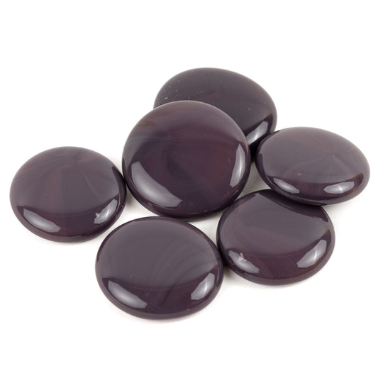 Glasdroppar XL  30-36mm Violett