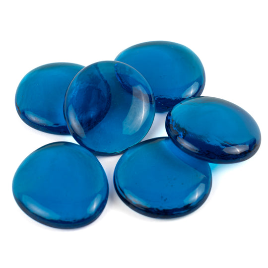 Glasnuggets XL 30-36mm  Kristalltürkis