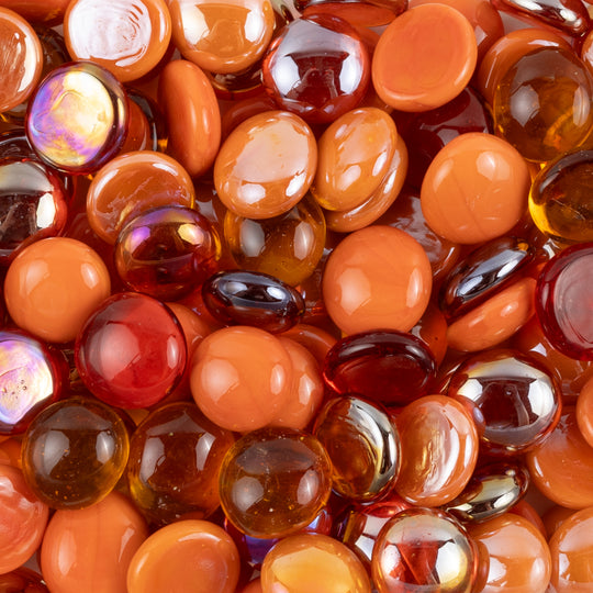 Lasipisarat 16-20mm oranssi sekoitus