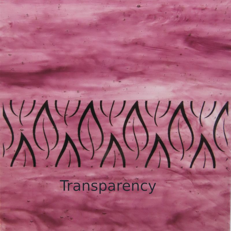 Plaque de Verre Violet Vaporeux