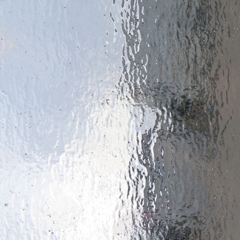 Glass Plate Clear Ripple