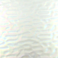Glass Plate White Pearlescent