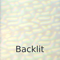 Glass Plate White Pearlescent