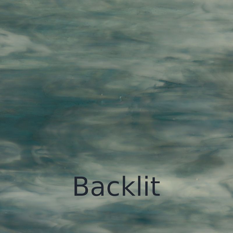 Glasplatte Blau Grau Streifig