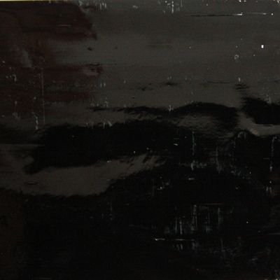 Glasplatte Reines Schwarz