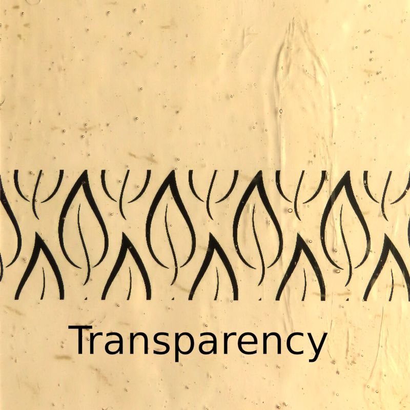 Glasplatte Champagner Antikglas