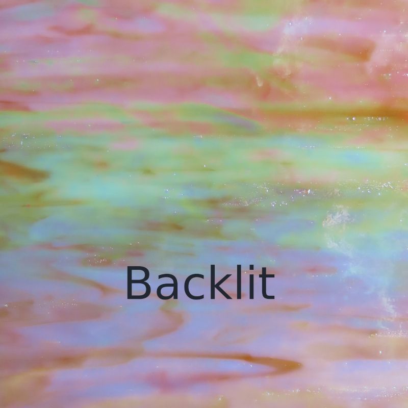 Glasplatte Pfirsich Perle