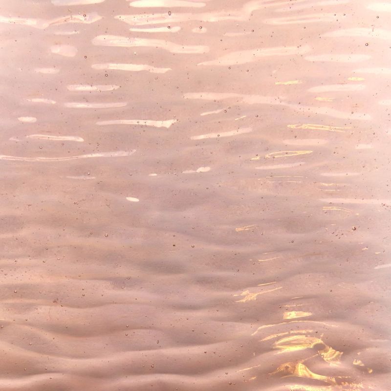 Glass Plate Blush Gentle Waves