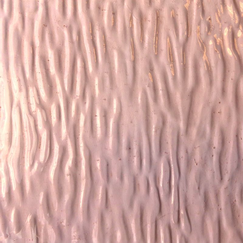 Glass Plate Blush Gentle Waves