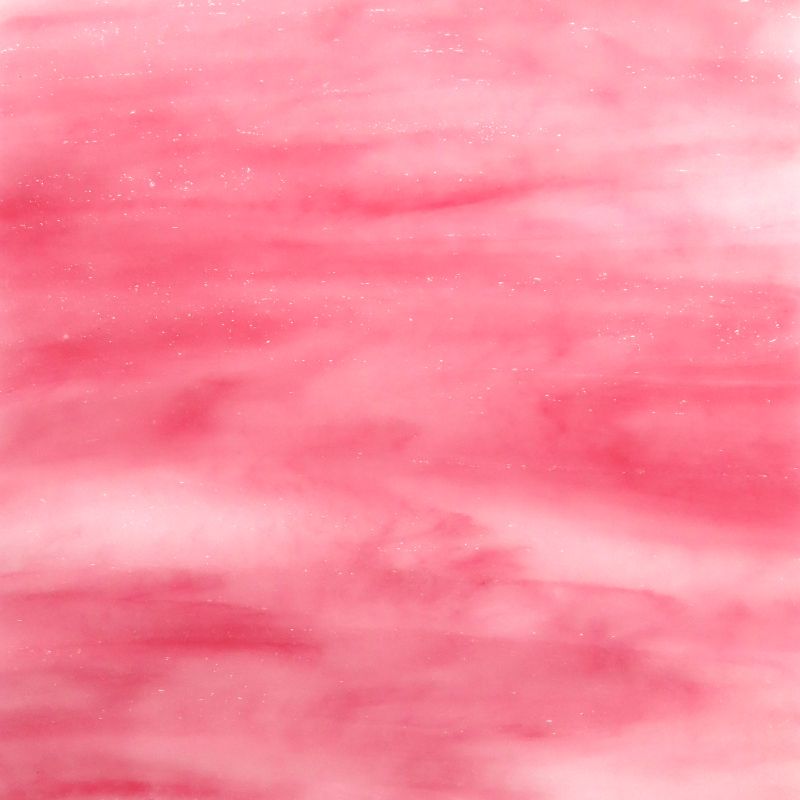 Glass Plate Pink Streaky