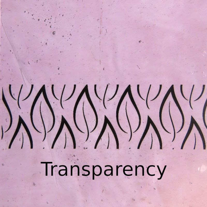 Glasplatte Helles Violett