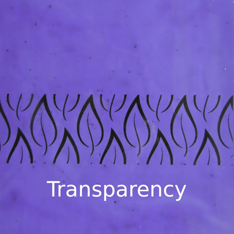 Glasplatte Immergrün